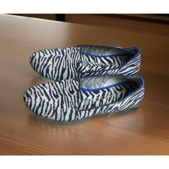 Rothys sapphire zebra flats - Gem Rothy\'s zebra flats Shoes size 7